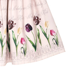 将图片加载到图库查看器，Classy Tulips lace switching dress

