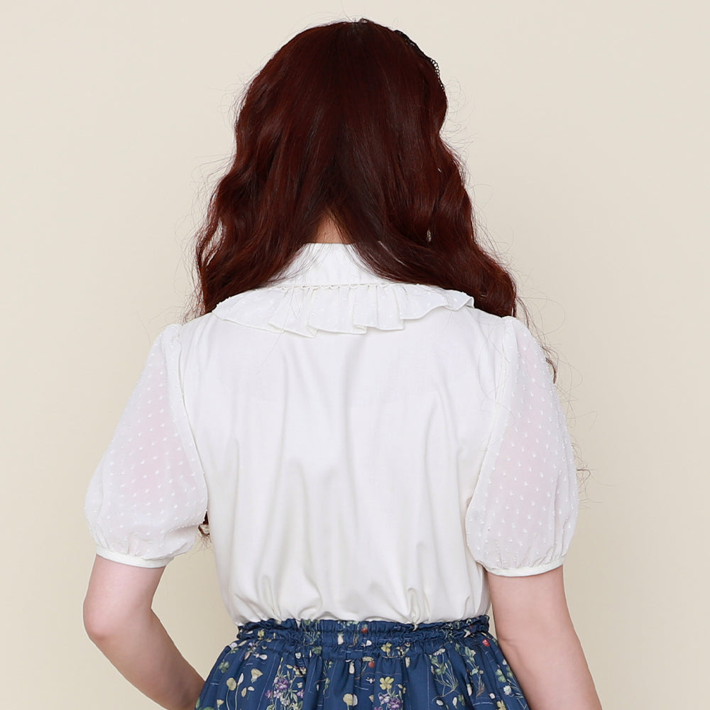 スノーカット半袖ブラウス