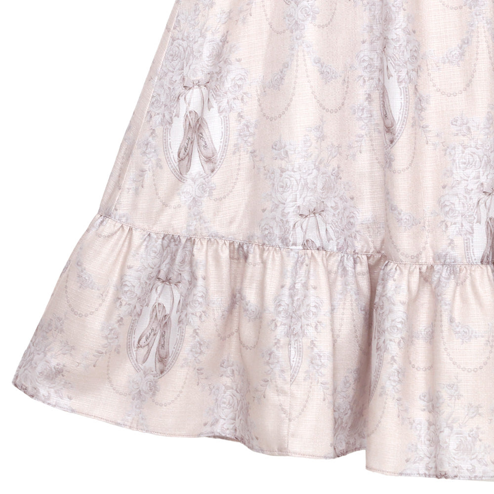 Arabesque lace up dress