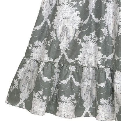 Arabesque lace up dress