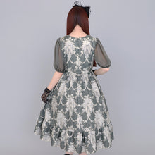 Load image into Gallery viewer, Arabesque lace up dress
