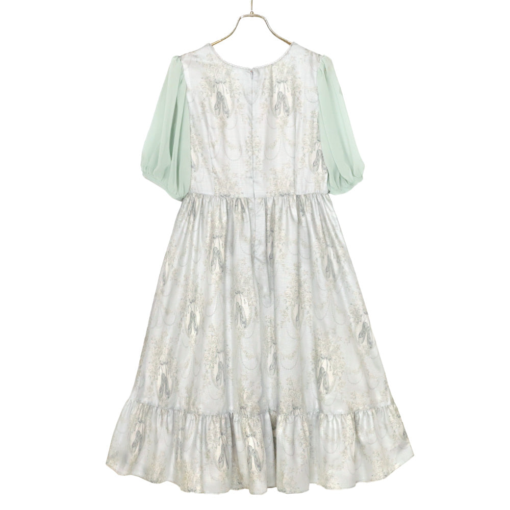 Arabesque lace up dress