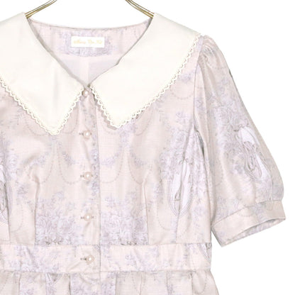 Arabesque front button dress