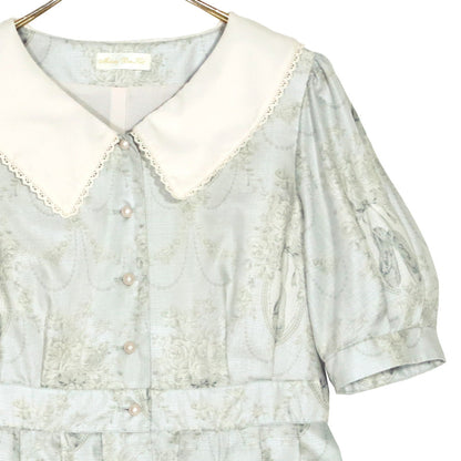 Arabesque front button dress