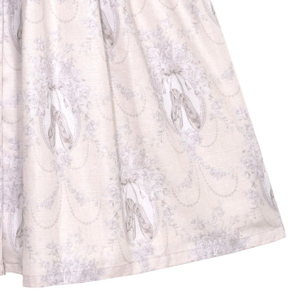 Arabesque front button dress