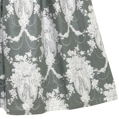 Arabesque front button dress