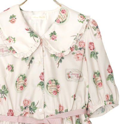 Precious Rose flat collar dress