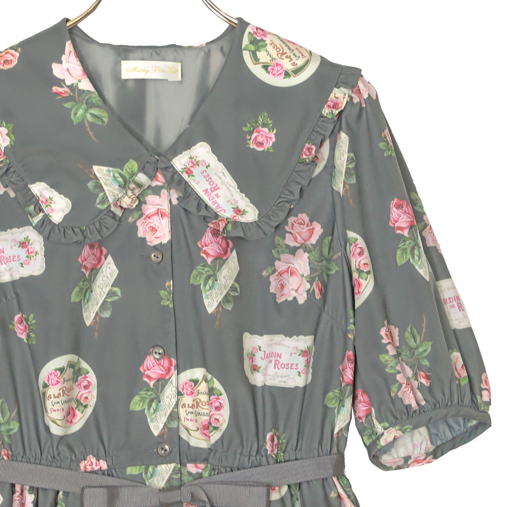 Precious Rose flat collar dress