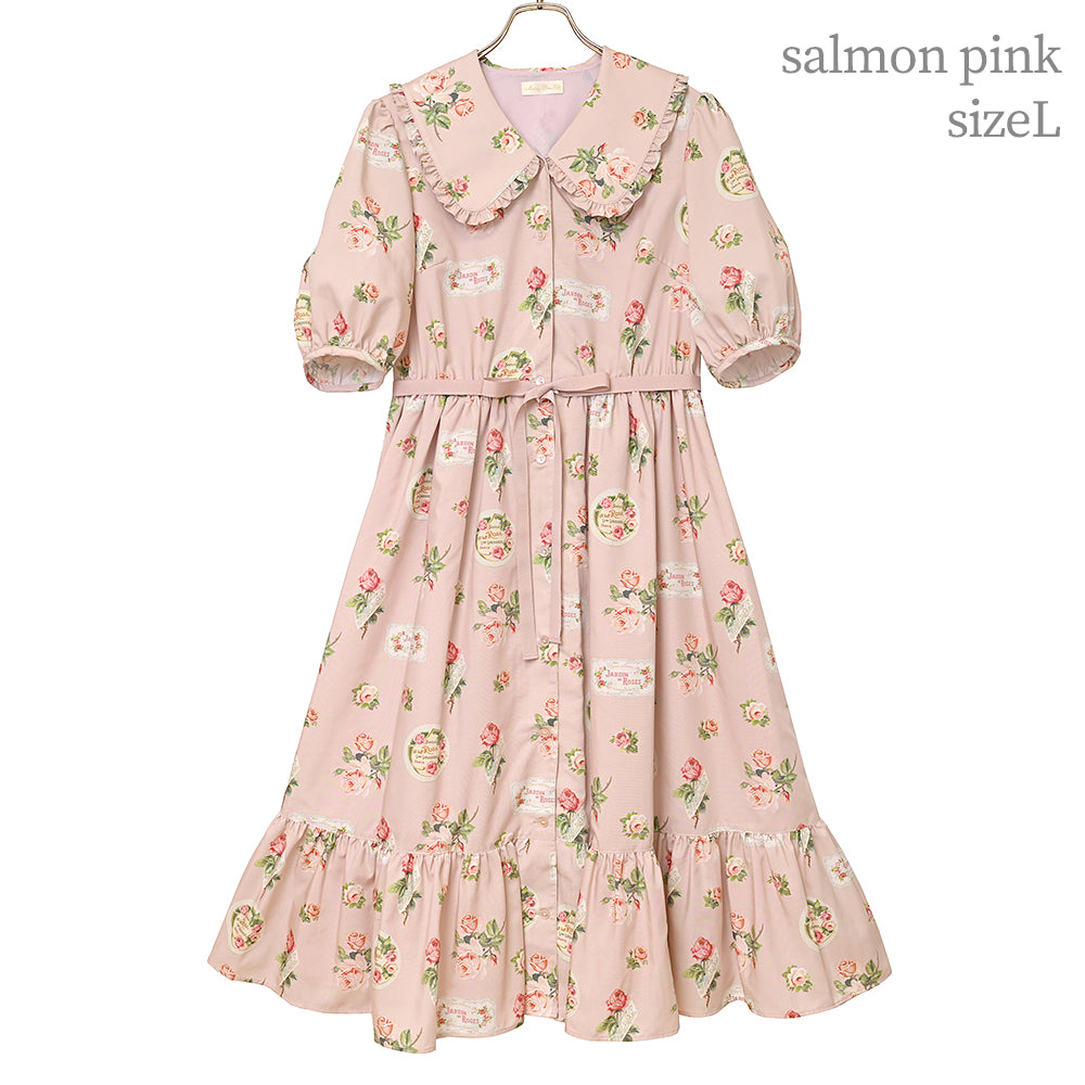 Precious Rose flat collar dress