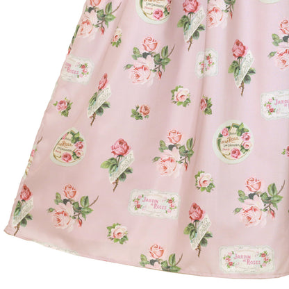 Precious Rose frill collar dress