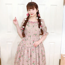 画像をギャラリービューアに読み込む, Precious Roseフリルカラーワンピース
