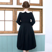 Load image into Gallery viewer, Alice apron long sleeve midi dress
