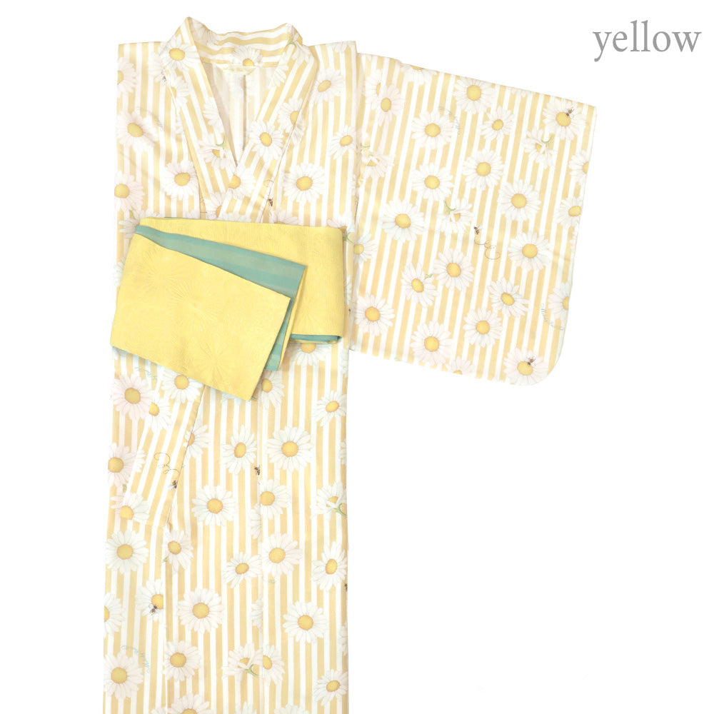 Marguerite honey bee浴衣