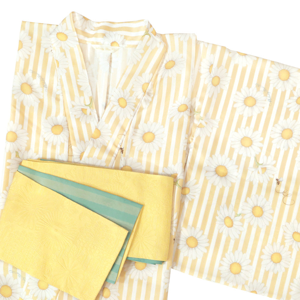 Marguerite honey bee浴衣