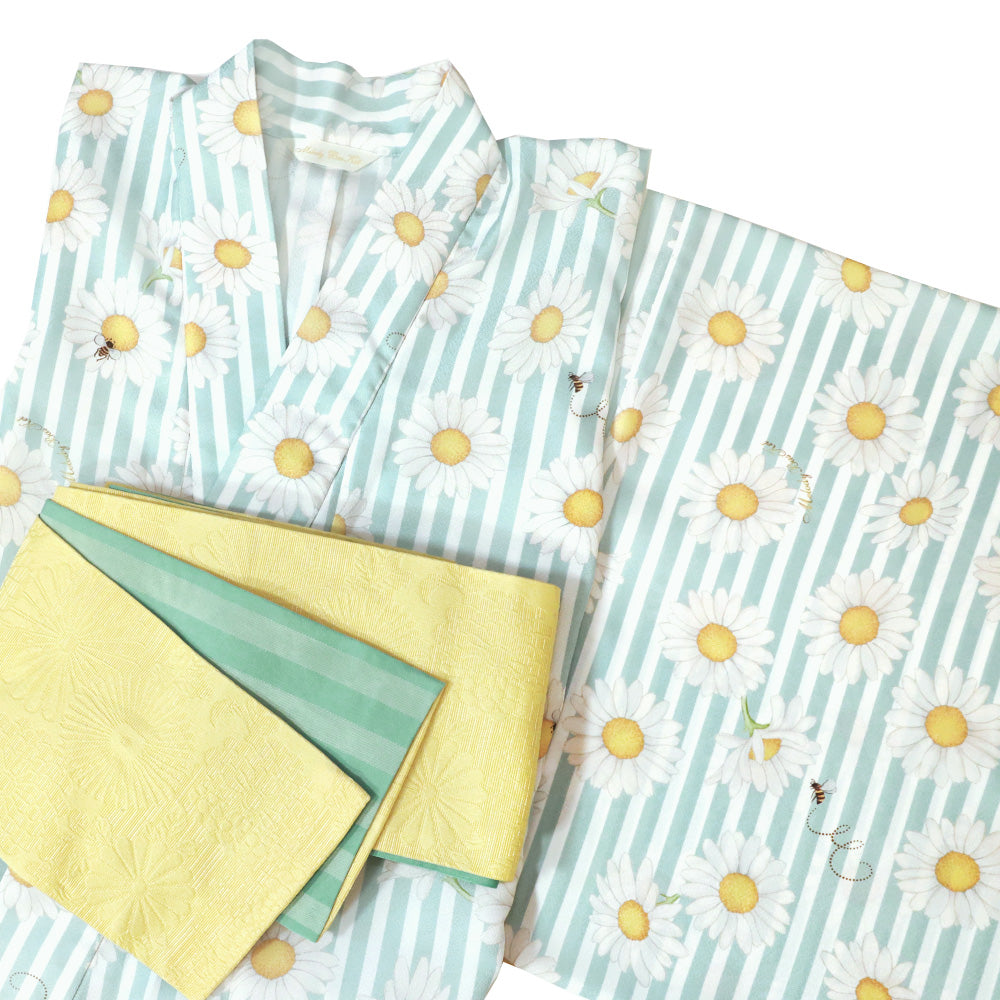 Marguerite honey bee浴衣