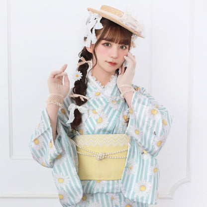 Marguerite honey bee浴衣