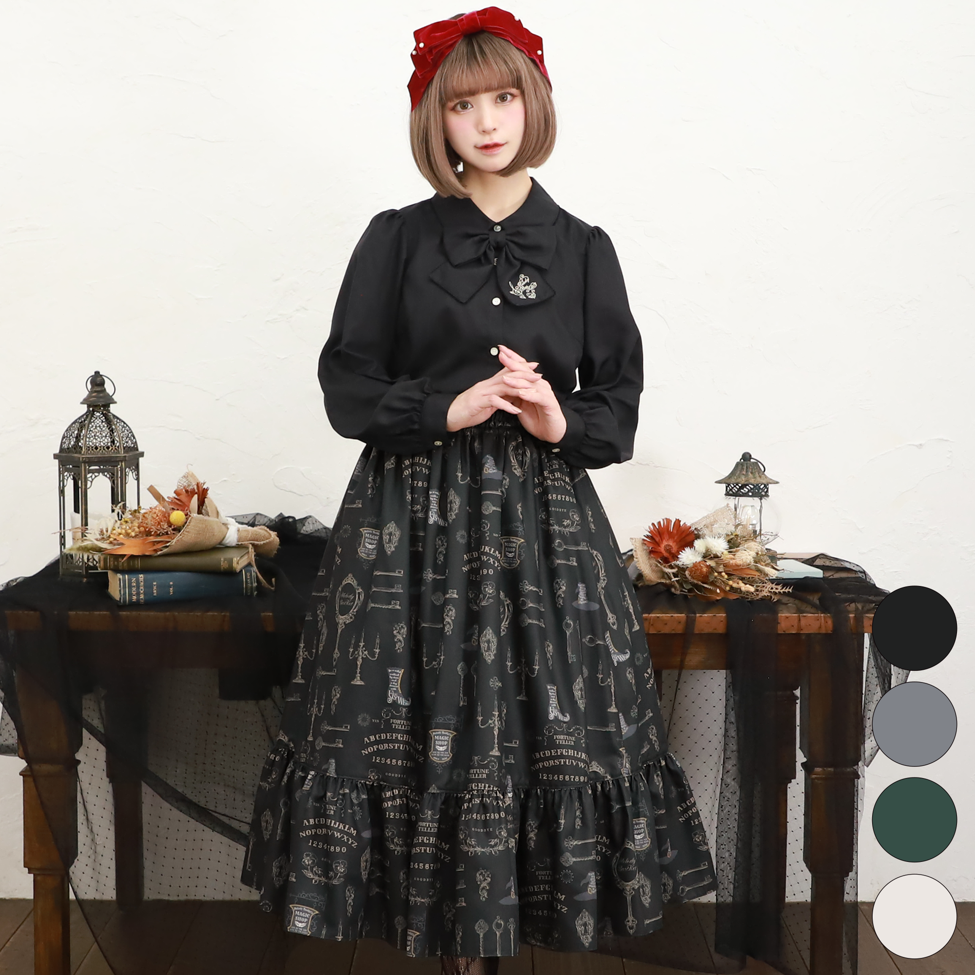 メロディバスケット　ストロベリーワンピース　ブラック 深澤翠×Melody BasKet「Violet laceシリーズ」他、発売