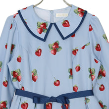 Load image into Gallery viewer, Royal Berry flat collar dress
