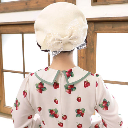 ドットチュールリボンベレー