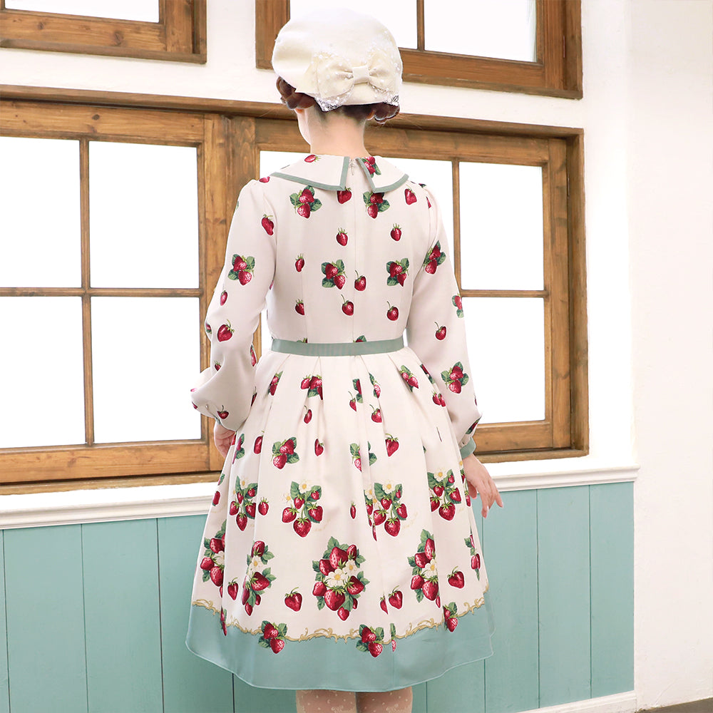 Royal Berry フラットカラーワンピース-Melody BasKet(メロディ