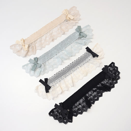 レースブリムヘアクリップ