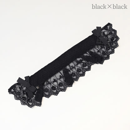 レースブリムヘアクリップ