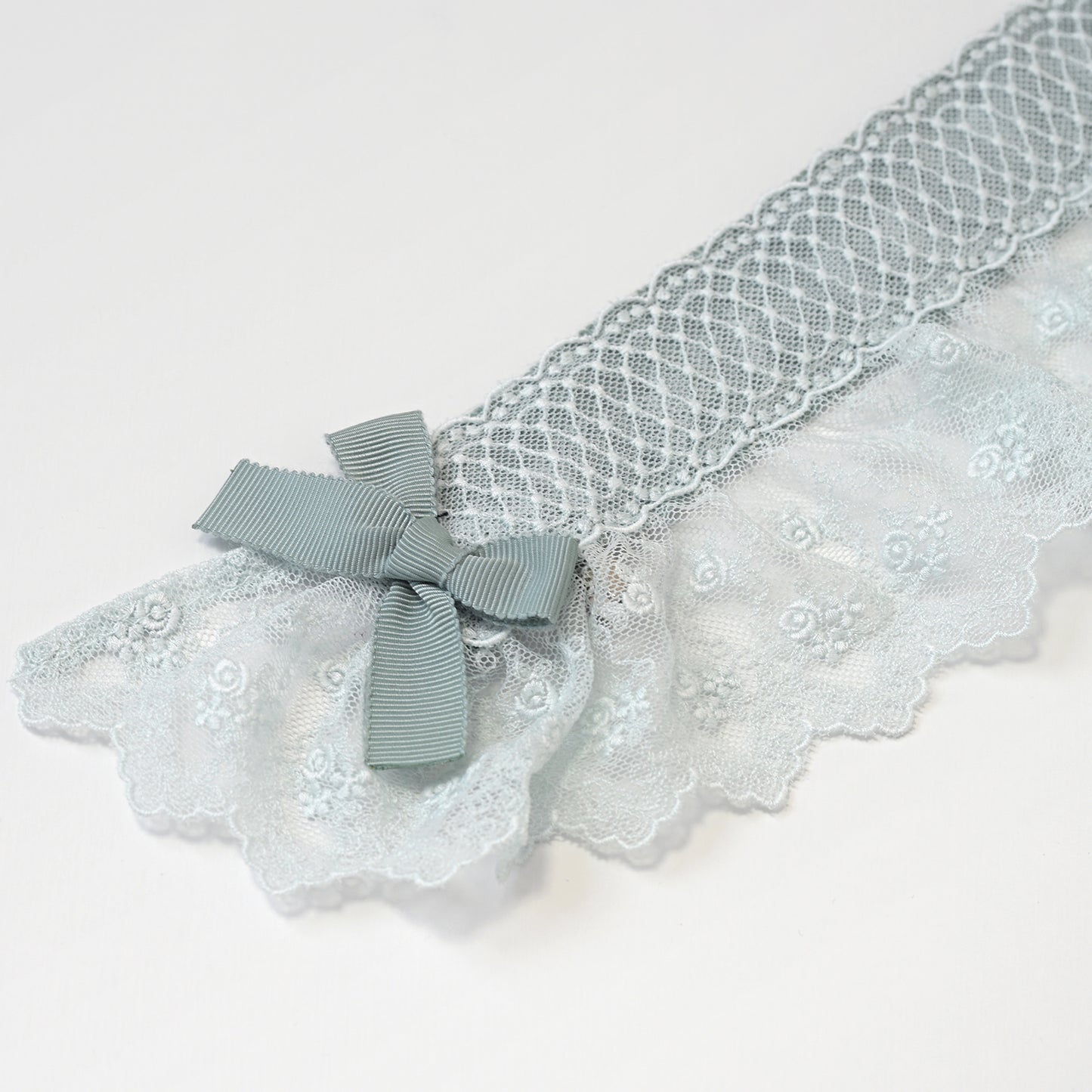 レースブリムヘアクリップ