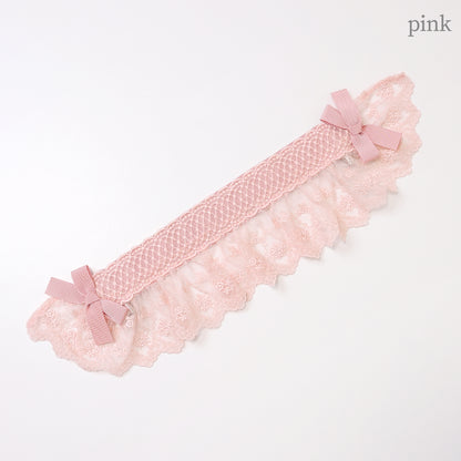 レースブリムヘアクリップ