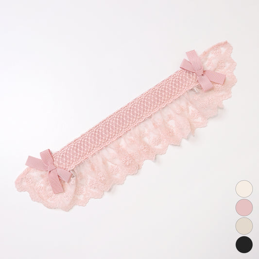 Lace brim hair clip