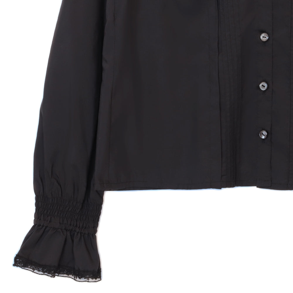 ラッフルカラーブラウス