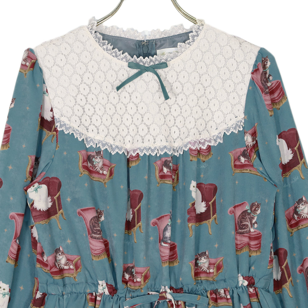 Cats castle レースヨークワンピース