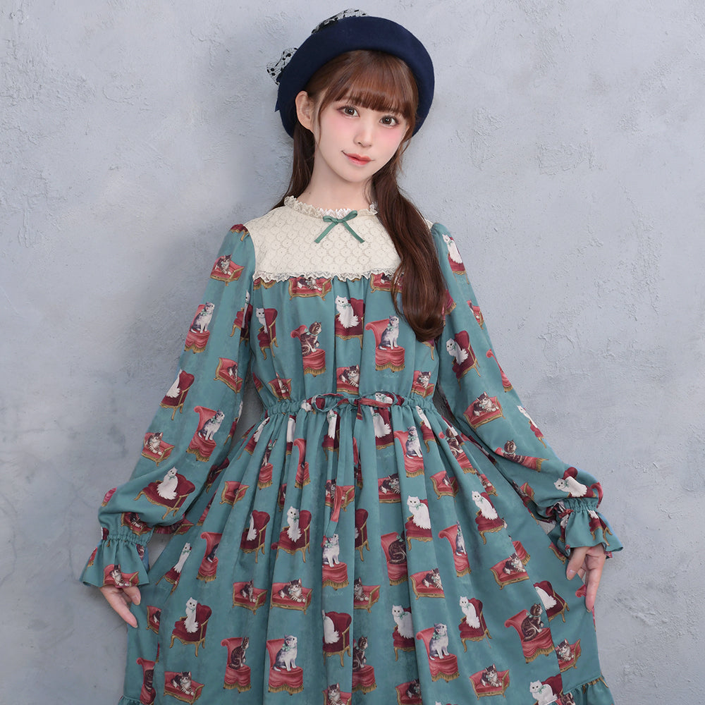 Cats castle レースヨークワンピース