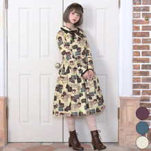 Load image into Gallery viewer, Melty Ganache round collar dress
