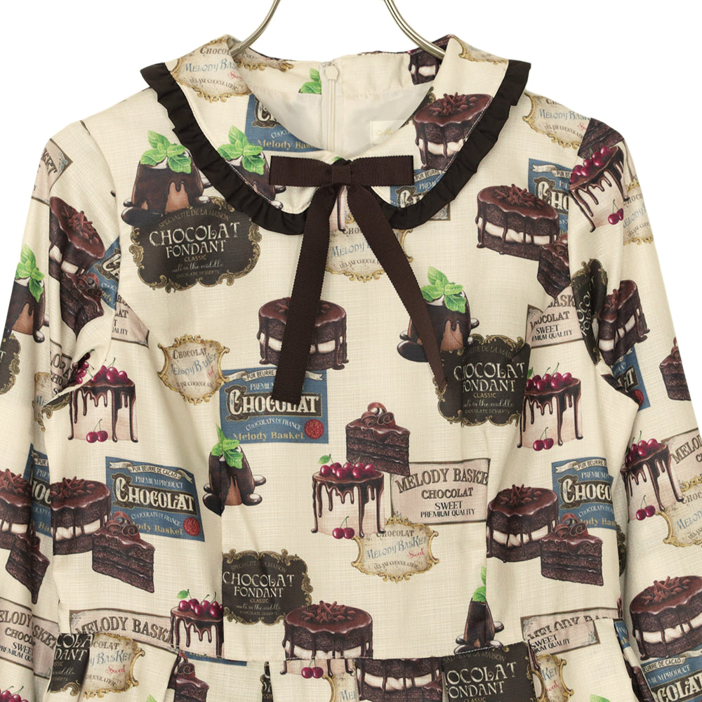 Melty Ganache丸襟ワンピース