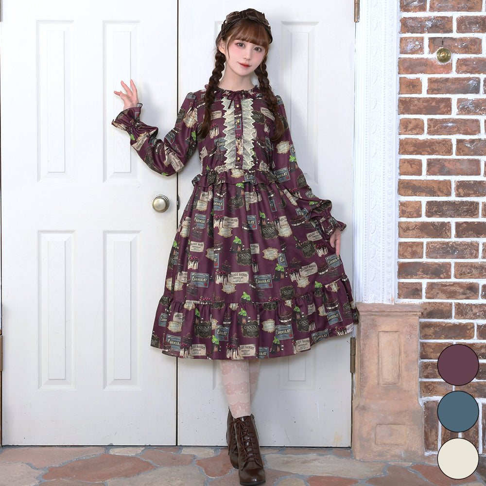 Melty Ganacheペプラムワンピース