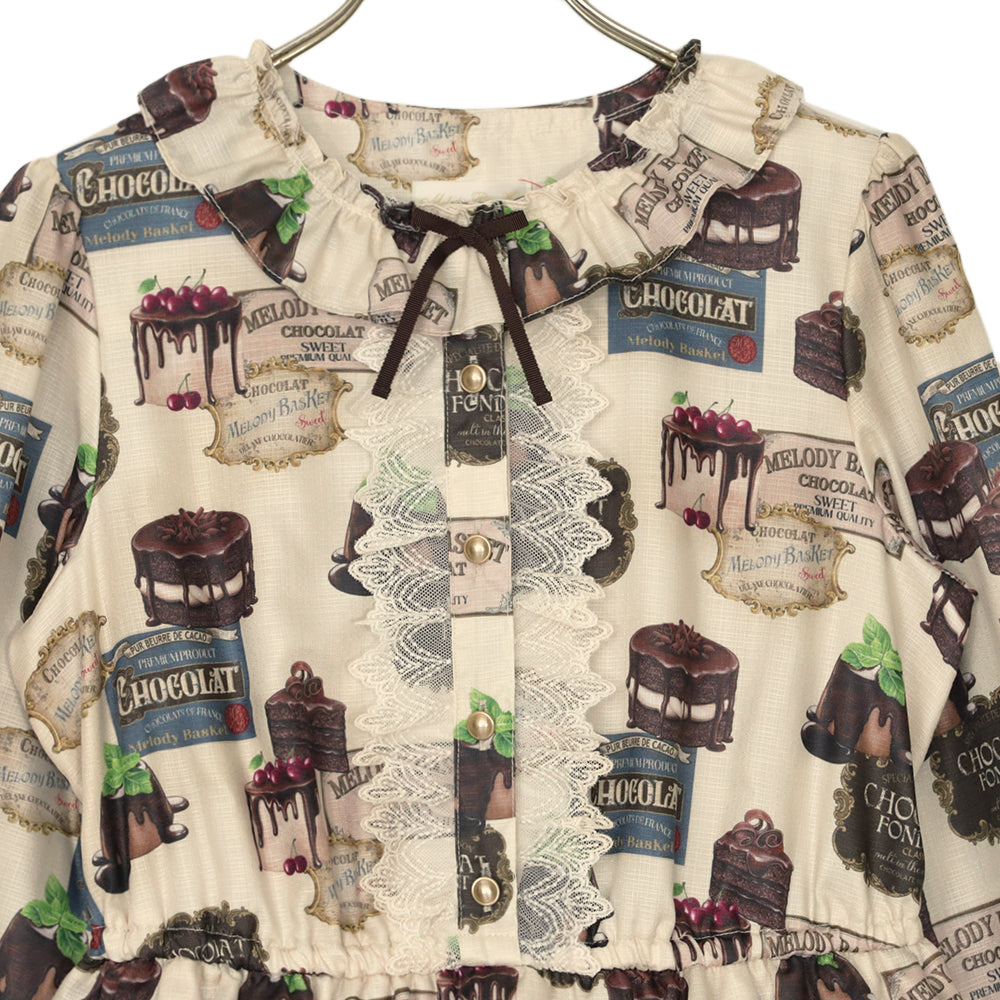 Melty Ganacheペプラムワンピース