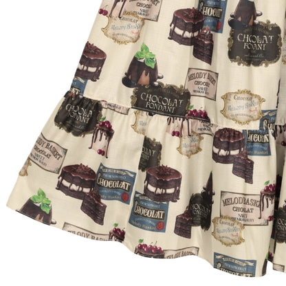 Melty Ganacheペプラムワンピース