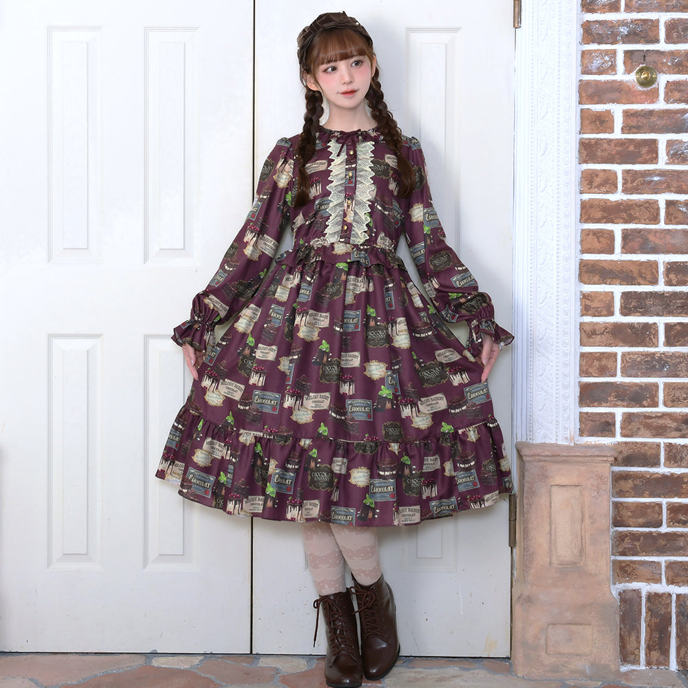 Melty Ganacheペプラムワンピース