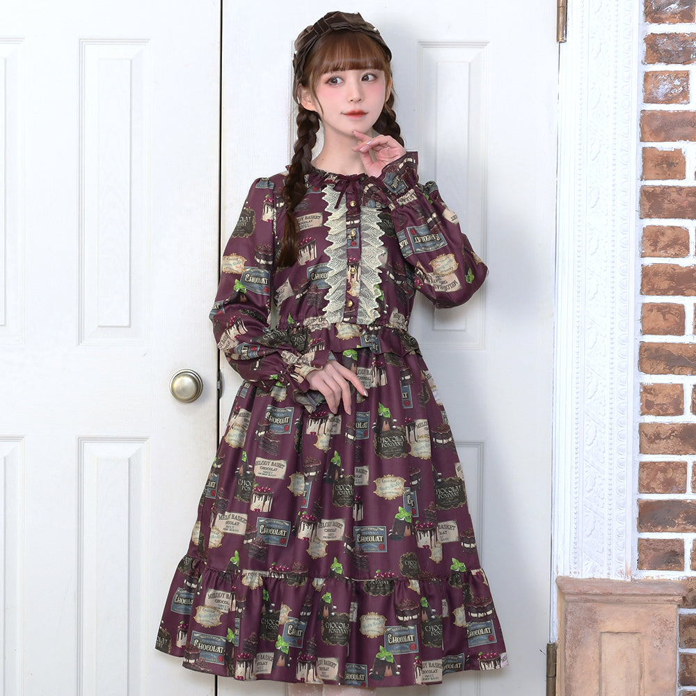 Melty Ganacheペプラムワンピース