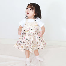 将图片加载到图库查看器，Little stuffed animals apron dress for BABY
