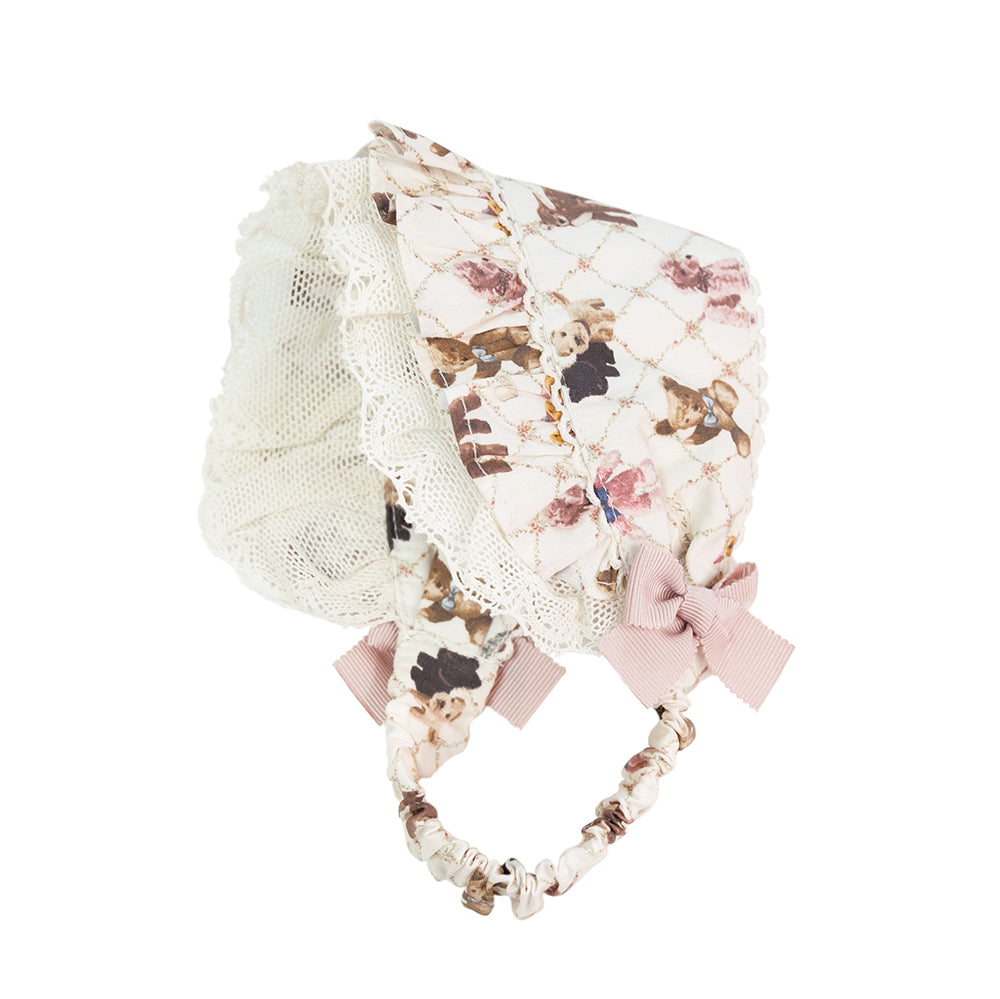 Little stuffed animals bonnet style hair band for