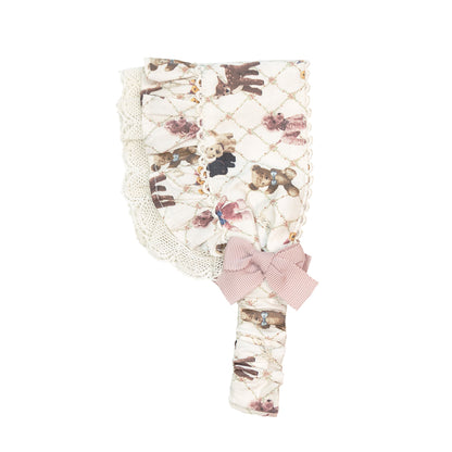 Little stuffed animals bonnet style hair band for