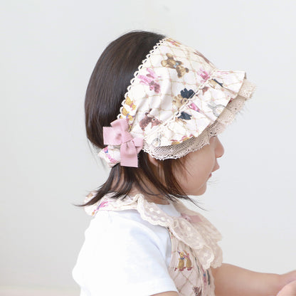 Little stuffed animals bonnet style hair band for