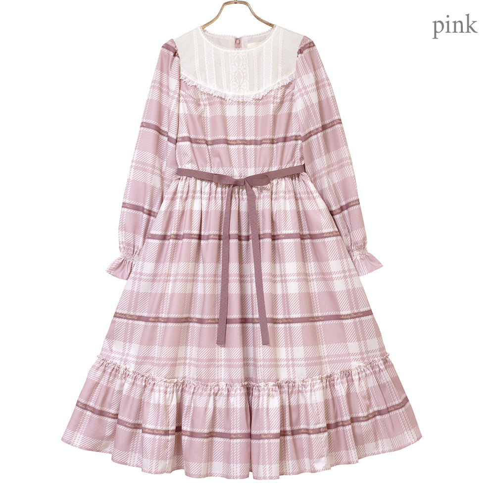 Melodyタータンティアードワンピース