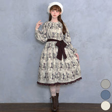 Load image into Gallery viewer, Chess game front button dress
