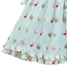 Load image into Gallery viewer, Antique bouquet front button dress
