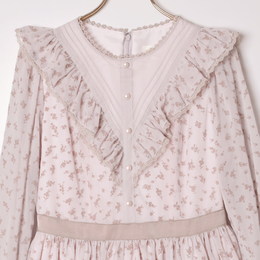 Floral chiffon dress