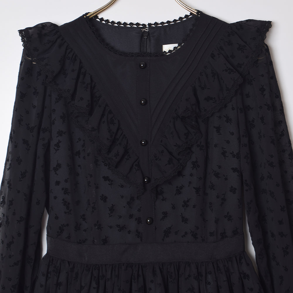 Floral chiffon dress