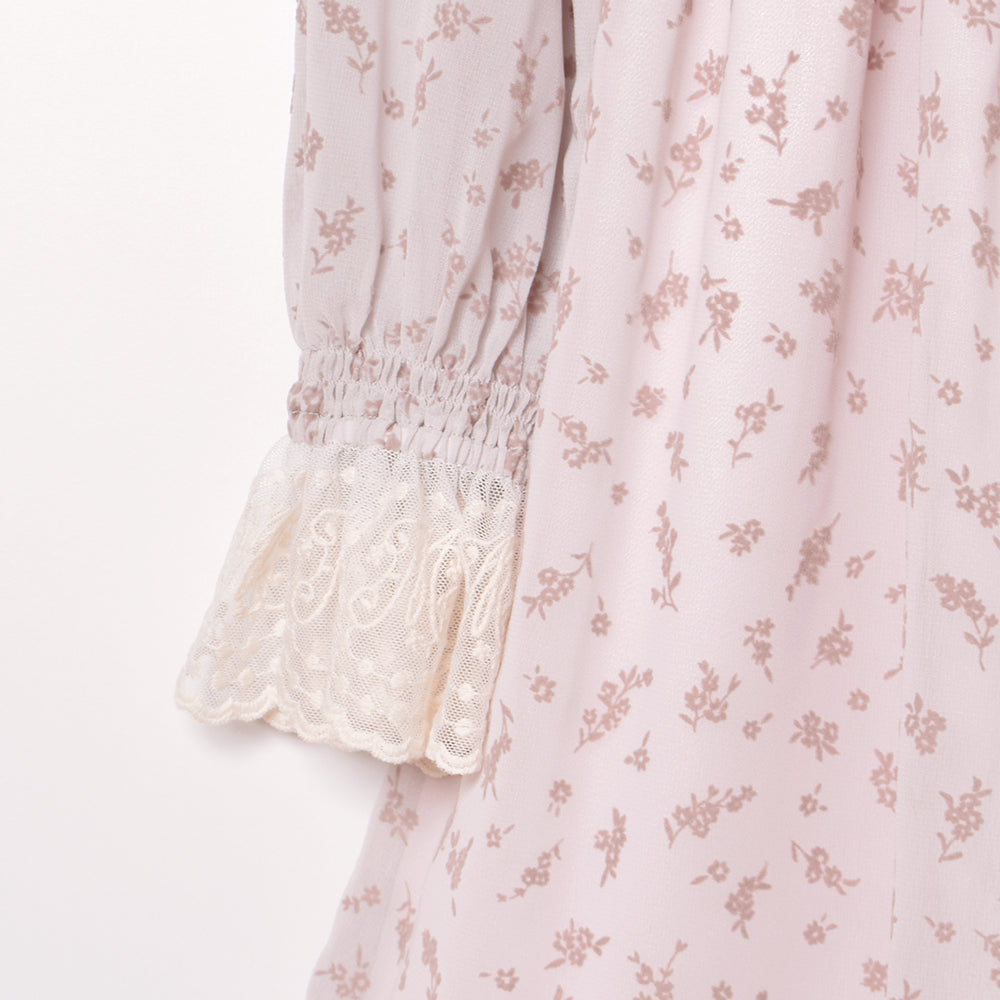 Floral chiffon dress