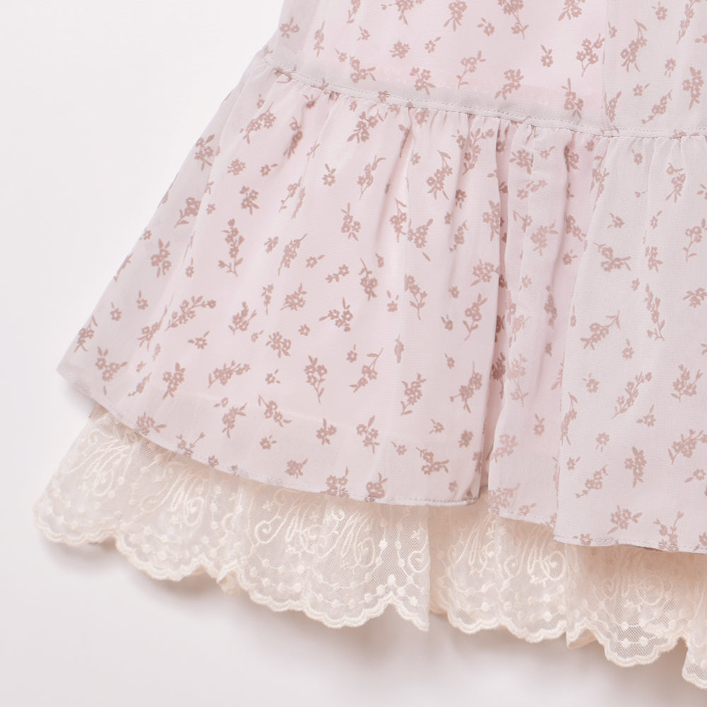 Floral chiffon dress